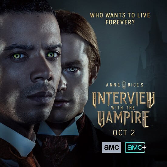 Постеры сериала «Интервью с вампиром» Лестат соблазняет Луи в свежем трейлере «Интервью с вампиром»