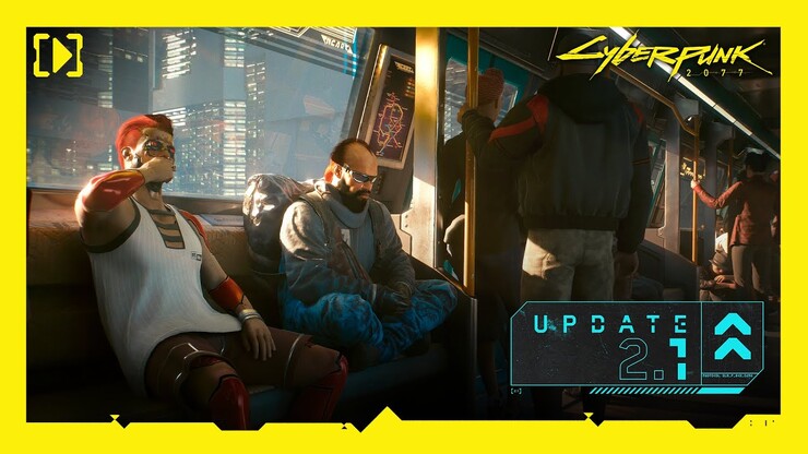 Cyberpunk 2077 вернул себе метро с релизом обновления 2.1