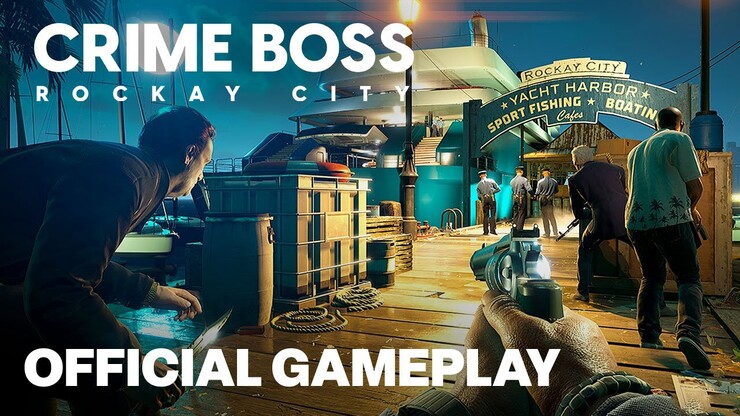 Геймплей Crime Boss: Rockay City — того самого криминального экшена со звёздами из 90-х