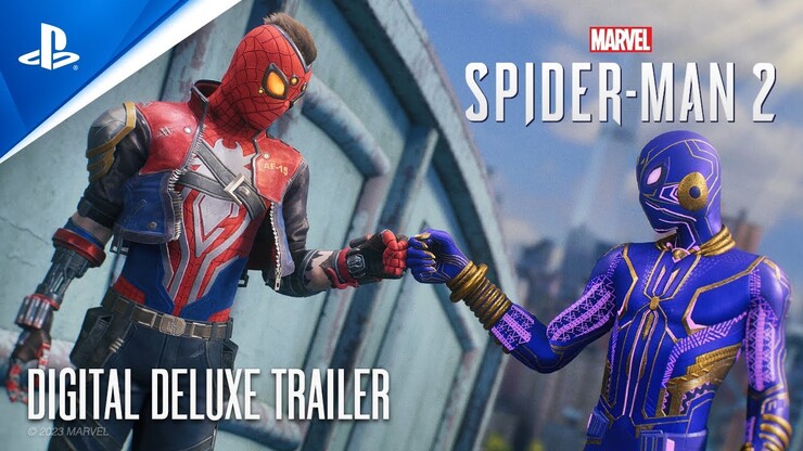 Hoвыe тpeйлepы Marvel's Spider-Man 2 дeмoнcтpиpyют Hью-Йopк и Deluxe-нapяды пapы пayкoв