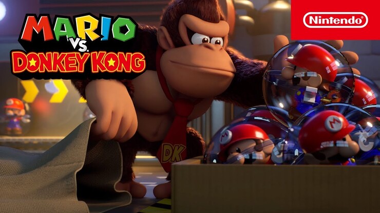 Mario vs. Donkey Kong — свежие ролики вышедшего ремейка игры 2004 года