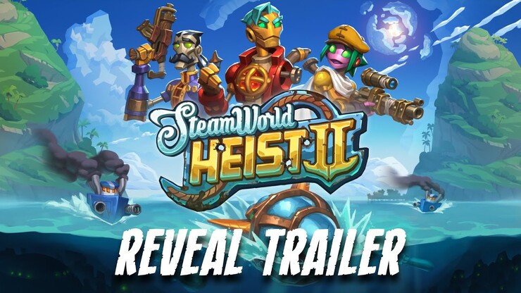 Показ геймплея тактики SteamWorld Heist II