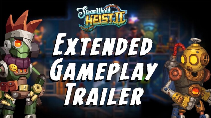 Показ геймплея тактики SteamWorld Heist II