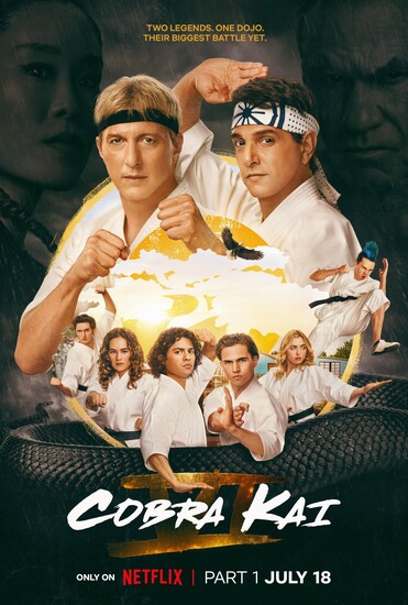 Постеры сериала «Кобра Кай» Финальная битва приближается в трейлере шестого сезона «Кобры Кай»